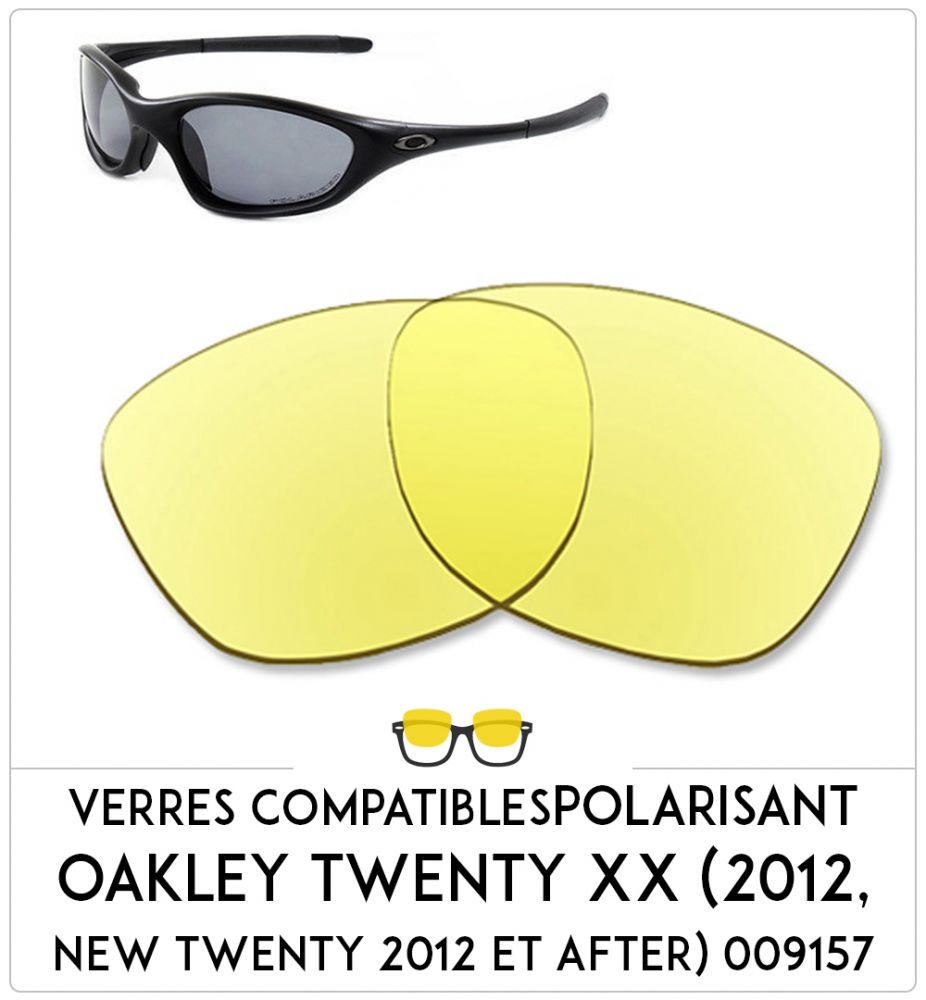 Verres de remplacement Oakley Twenty xx (2012, new twenty 2012 et after) 009157