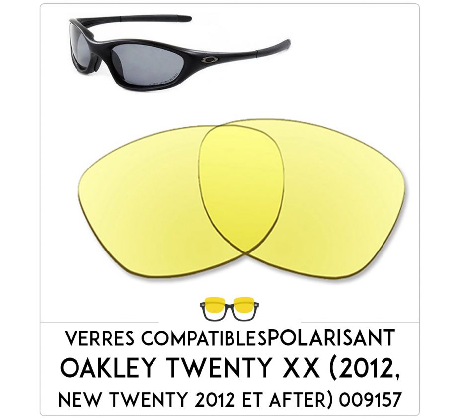 Verres de remplacement Oakley Twenty xx (2012, new twenty 2012 et after) 009157