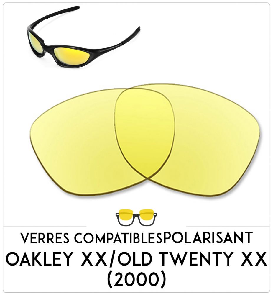 Verres de remplacement Oakley Xx/old twenty xx (2000)