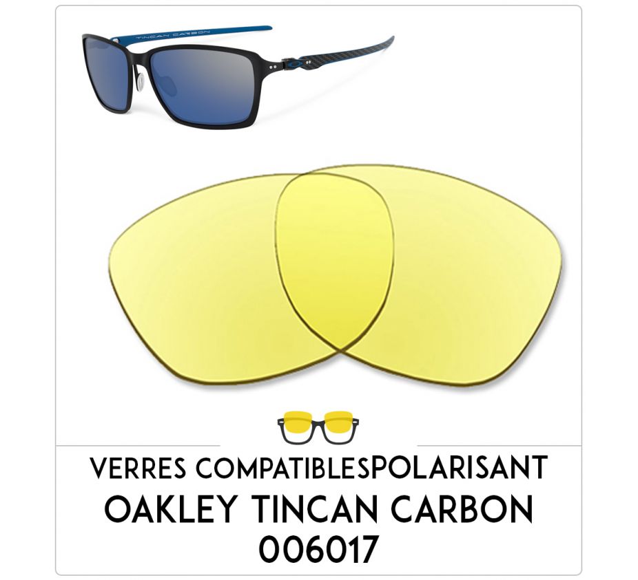 Compatible lenses Oakley Tincan carbon 006017