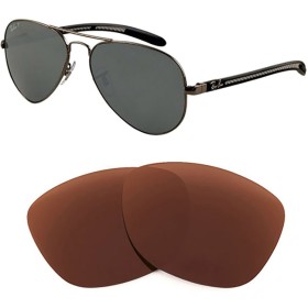Compatible replacement lenses for RAY-BAN Aviator Carbon Fibre - RB8307 - 55mm
