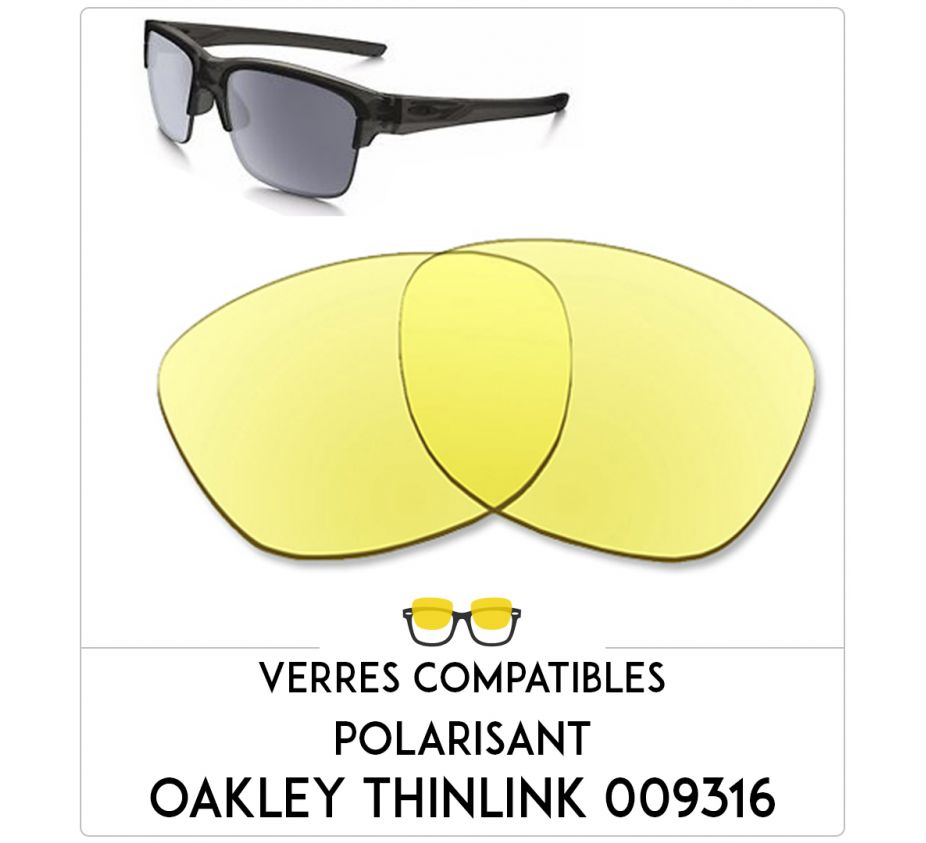 Verres de remplacement Oakley Thinlink  009316 Verres de remplacement Oakley Thinlink  009316