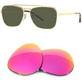 Compatible replacement lenses for RAY-BAN New Caravan - RB3636 - 58mm