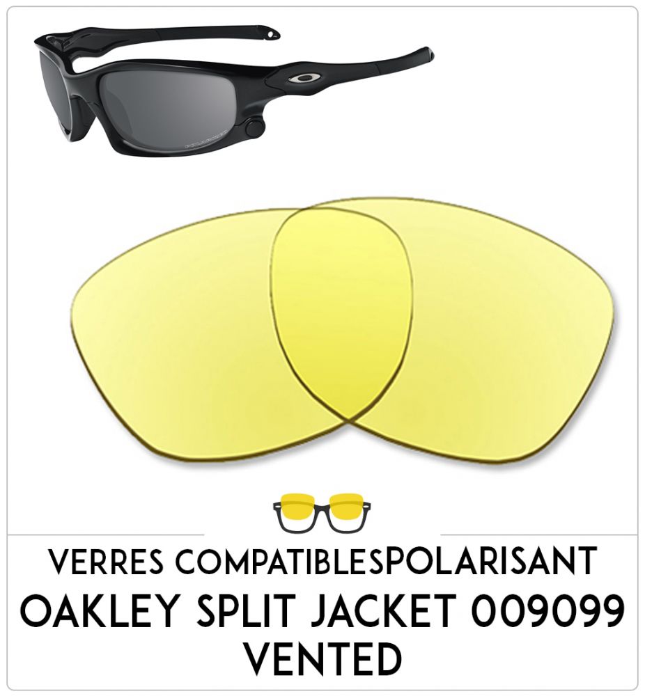 Verres de remplacement Oakley Split jacket 009099 vented