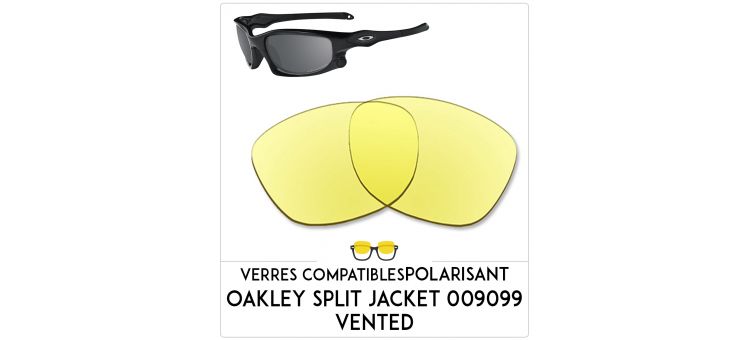 Verres de remplacement Oakley Split jacket 009099 vented