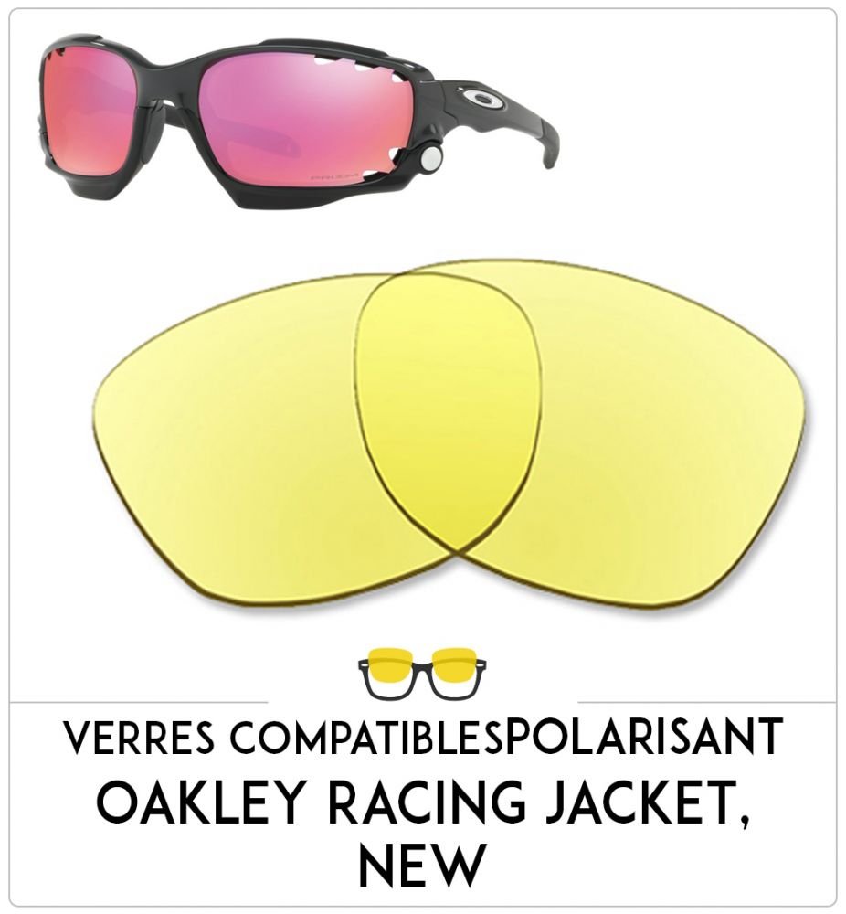 Verres de remplacement Oakley Racing jacket, new