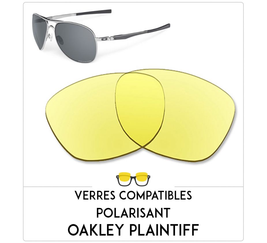 Verres de remplacement Oakley Plaintiff  