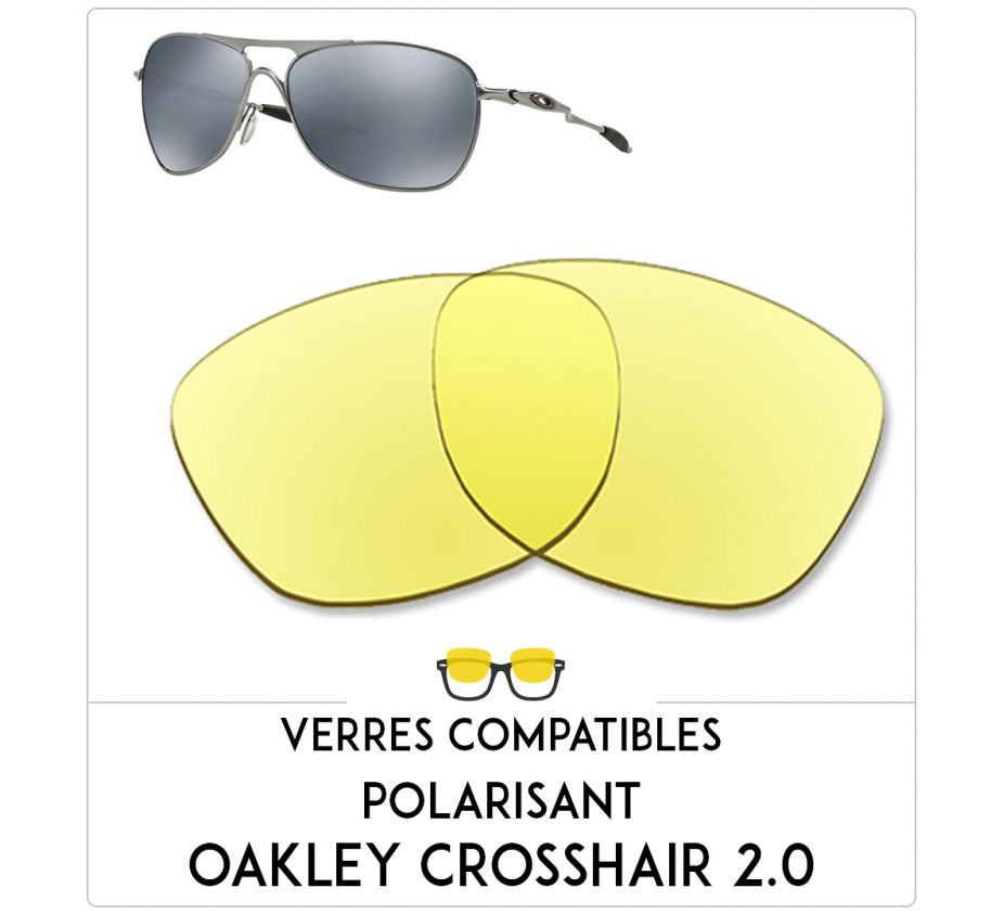 Verres de remplacement Oakley Crosshair 2.0 Verres de remplacement Oakley Crosshair 2.0