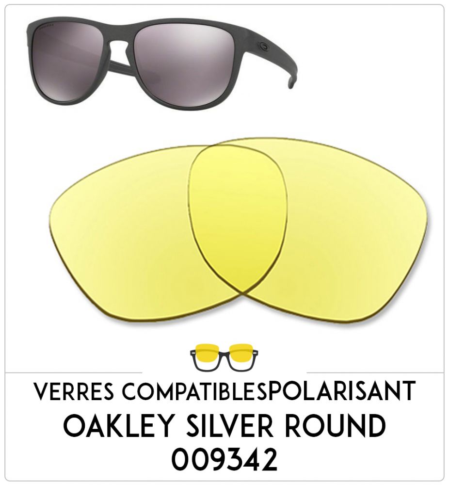 Verres de remplacement Oakley Silver round  009342