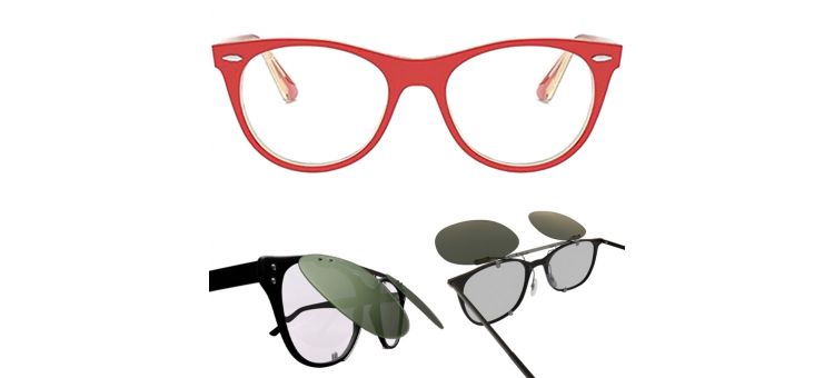 Compatible clip-on for RAY-BAN 2185 - 55mm