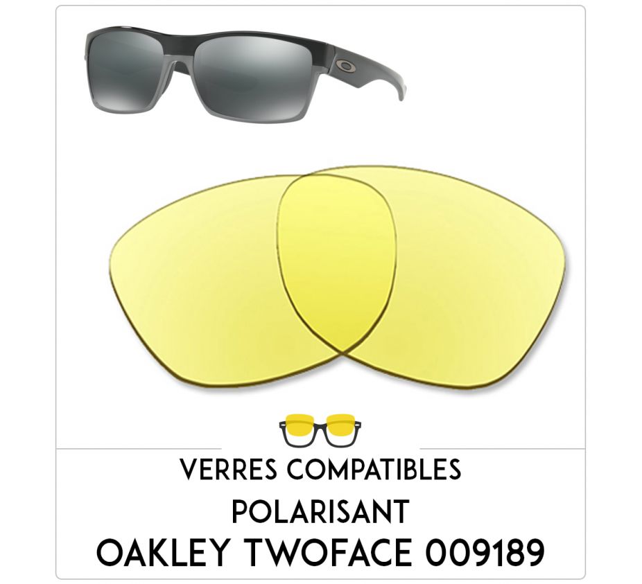 Verres de remplacement Oakley Twoface 009189 Verres de remplacement Oakley Twoface 009189