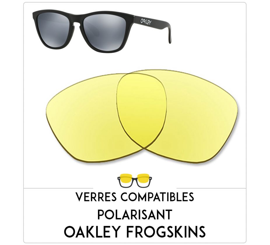 Verres de remplacement Oakley Frogskins