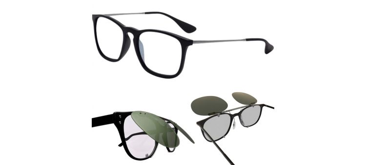 Compatible clip-on for RAY-BAN 4187 Chris - 54mm