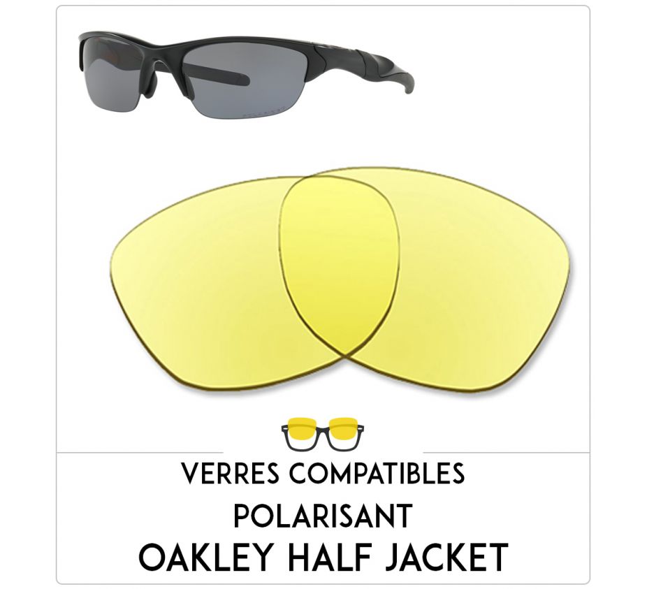 Verres de remplacement Oakley Half jacket Verres de remplacement Oakley Half jacket