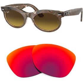Compatible replacement lenses for RAY-BAN Wayfarer Oval - RB2242 - 53mm