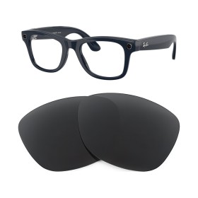 Verres de remplacement compatibles avec RAY-BAN Meta Wayfarer - RW4012 - 50mm