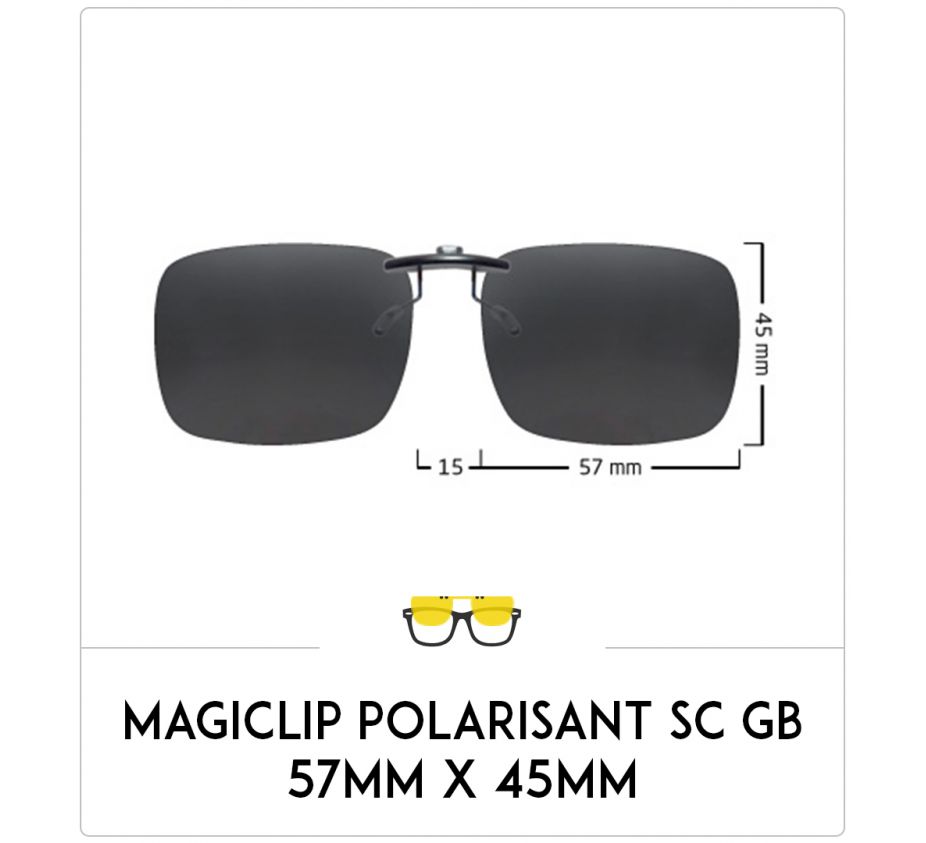 Magiclip SC GB- Polarisant - 57mm x 45mm