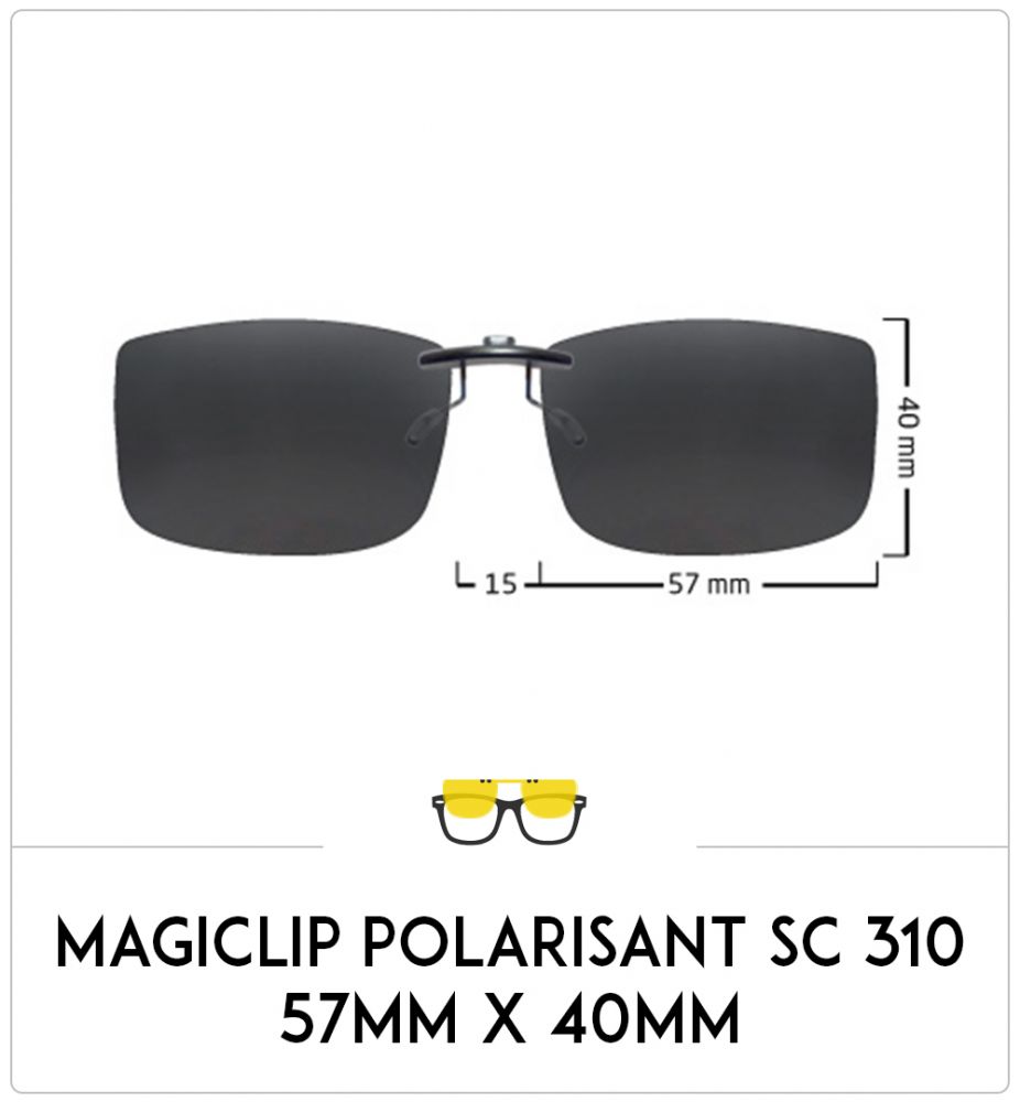 Magiclip SC 310- Polarisant - 57mm x 40mm