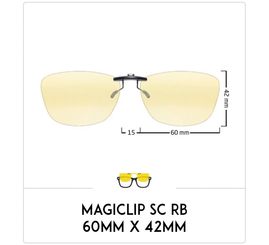 Magiclip SC RB- Polarisant - 60mm x 42mm