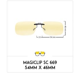 copy of Compatible clipon-sunglasses for Ray-Ban 3532V-47mm