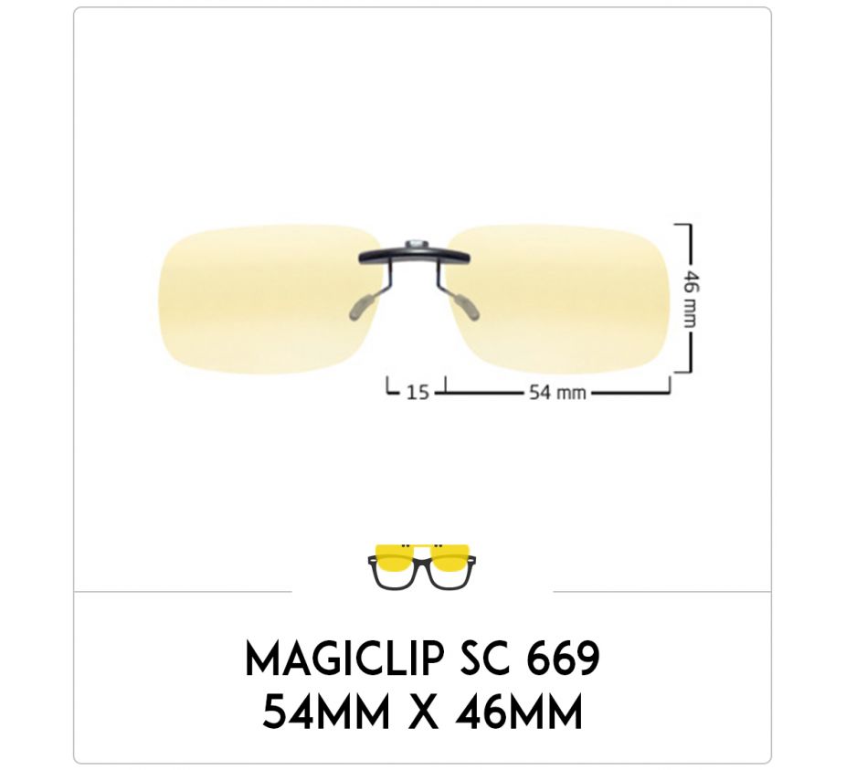 Magiclip SC 669- Polarisant - 54mm x 46mm