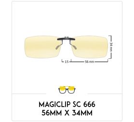 Magiclip SC 666- Polarisant - 56mm x 34mm