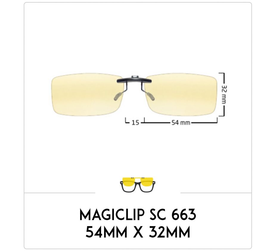 Magiclip SC 663- Polarisant - 54mm x 32mm