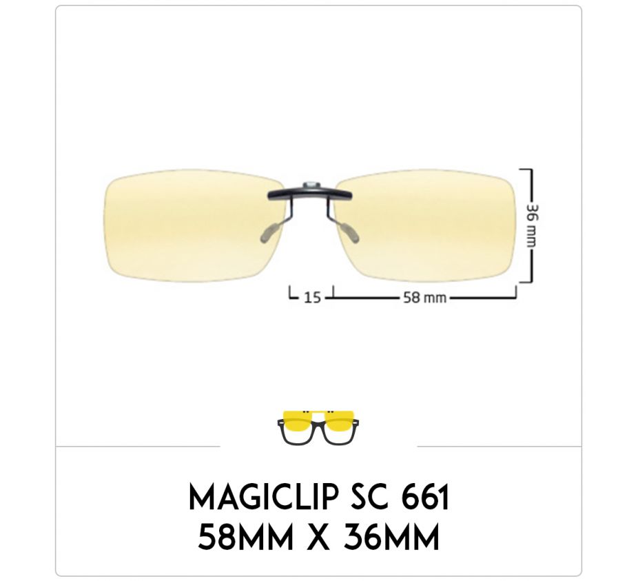 copy of Compatible clipon-sunglasses for Ray-Ban 3532V-47mm