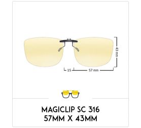 Magiclip SC 316- Polarisant - 57mm x 43mm