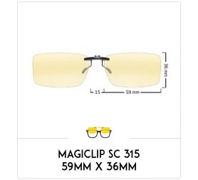 Magiclip SC 315- Polarisant - 59mm x 36mm