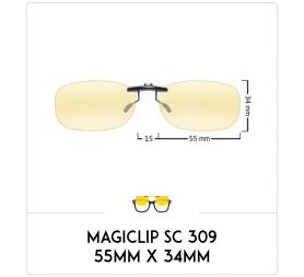 Magiclip SC 309 - Polarisant - 55mm x 36mm