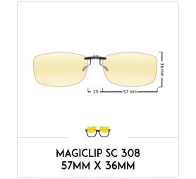 Magiclip SC 308 - Polarisant - 57mm x 36mm