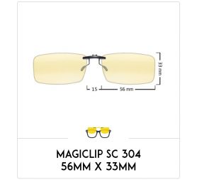 copy of Compatible clipon-sunglasses for Ray-Ban 3532V-47mm
