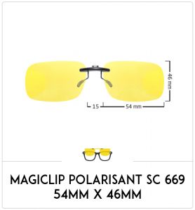 Magiclip SC 669- Polarisant - 54mm x 46mm