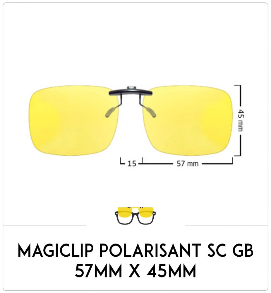 Magiclip SC GB- Polarisant - 57mm x 45mm