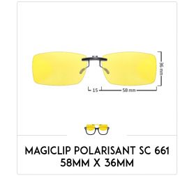 Magiclip SC 661- Polarisant - 58mm x 36mm