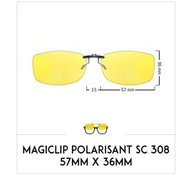 Magiclip SC 308 - Polarisant - 57mm x 36mm