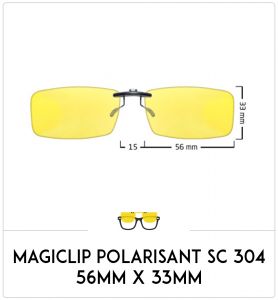 Magiclip SC 304 - Polarisant - 56mm x 33mm