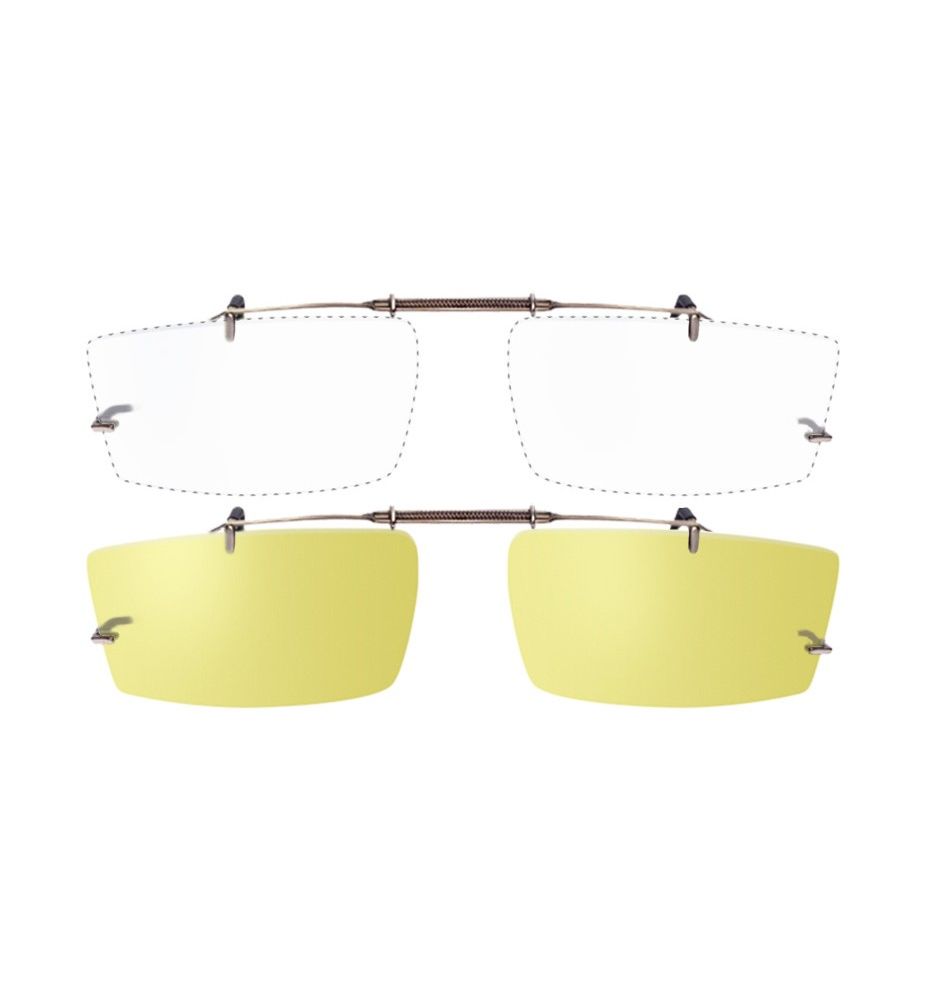 Clips pour lunette de soleil voiture Lunettes Night-Vision