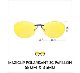 Magiclip SC PAPILLON- Polarisant - 58mm x 43mm