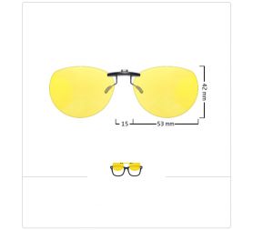 copy of Compatible clipon-sunglasses for Ray-Ban 3532V-47mm