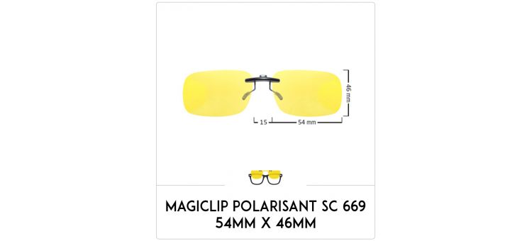 Magiclip SC 669- Polarisant - 54mm x 46mm