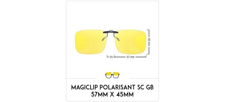 Magiclip SC GB- Polarisant - 57mm x 45mm