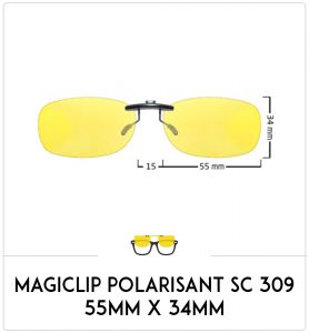 Magiclip SC 309 - Polarisant - 55mm x 36mm
