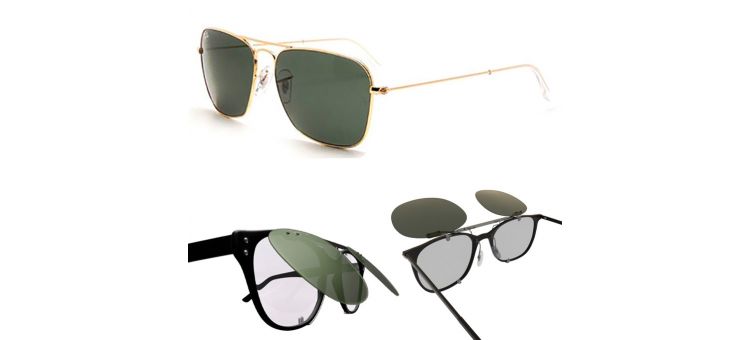 Clip Relevable Compatible RAY-BAN 3136 CARAVAN - 55mm