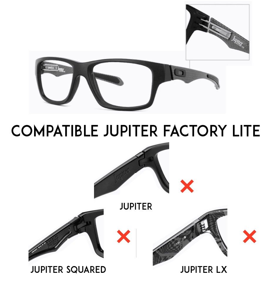 Compatible lenses for Oakley JUPITER 