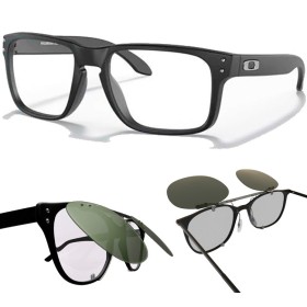 Compatible clip-on lenses for OAKLEY Holbrook Rx