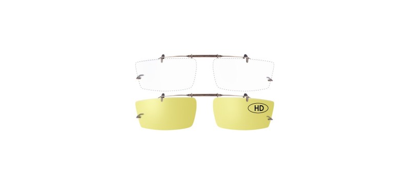 copy of Custom Clip On Sunglasses Cesar flip-up