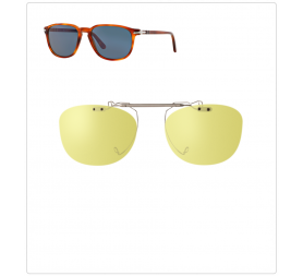 Compatible clipon sunglasses for PERSOL 3019 S 52mm