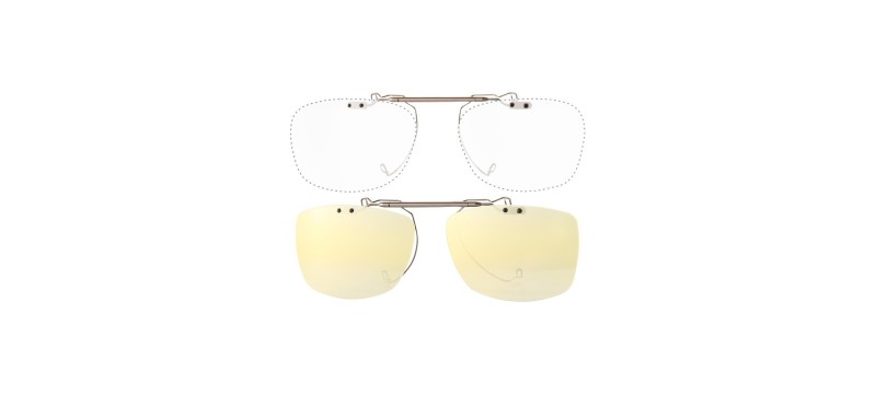 Custom Clip On Sunglasses Cesar flip-up